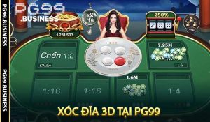 Xóc Đĩa 3D tại PG99